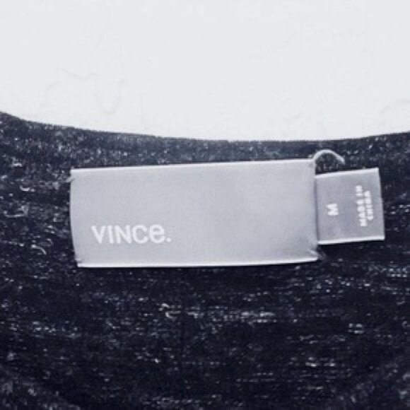 Vince wool blend henley marked blue sweater Small - Picture 7 of 8